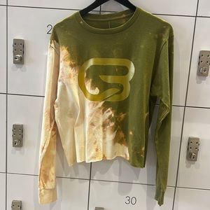 Cyclebar crop tie dye